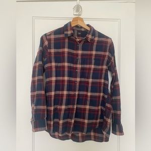 Uniqlo flannel plaid shirt